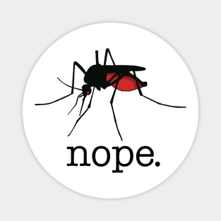 Funny Mosquito Nope Magnet